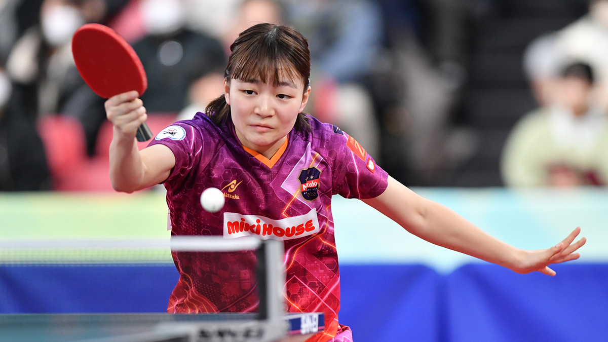 The Final 全日本卓球2024 女子3位 横井咲桜・赤江夏星 「挑戦