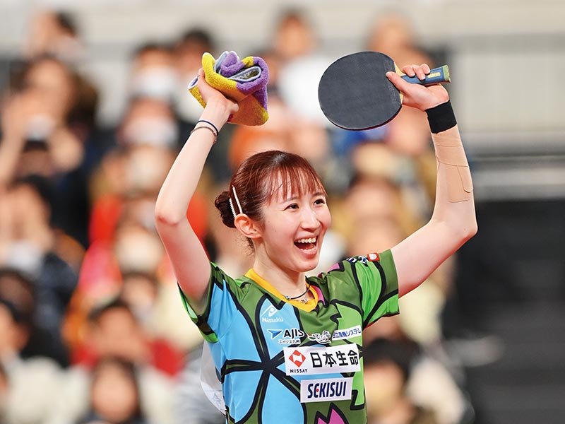 早田ひな「大舞台で発揮する爆発力は持っていると思うので、常に勝ち続けられる選手になりたい」