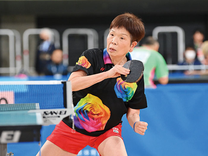 Another Story 船ヶ山昌子 「若い時からツッツキとショートなんですよ。やっと自分の卓球が年齢に追いついてきた」　