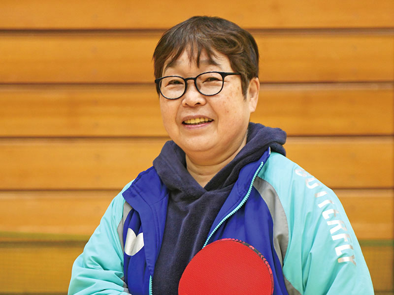 【People】濱野加代子：フットワーク軽く、レディース卓球を明るく照らす