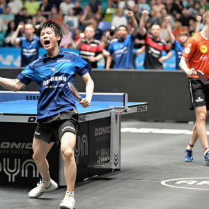 ブンデスリーガ決勝での戸上隼輔の圧巻のパフォーマンスはドイツでも絶賛