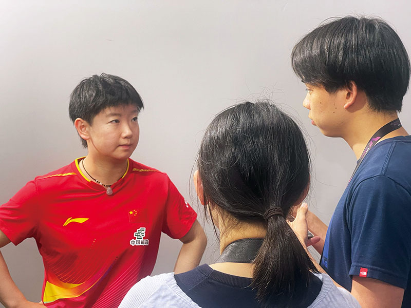 世界最強軍団の素顔。中国選手がWTT横浜で見せた王者たる理由　　