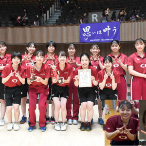 【愛すべき我がチーム】関東学生秋季リーグ1部優勝！早稲田大女子卓球部