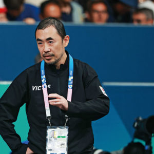 董崎岷「ブロックはまず安定が第一。次に連続での強打を防ぎ、攻守の転換を高める」