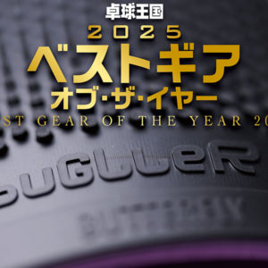 ベストギア・オブ・ザ・イヤー【表ソフト+他ラバー部門】バグラー（バタフライ）