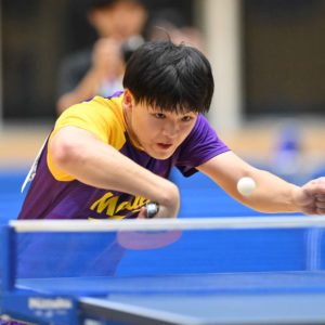 【用具のこだわり】面田知己「ラケットで長所を伸ばし、ラバーで短所を補う」