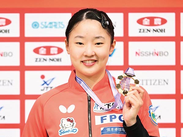 【ワールドニュース】張本美和、全日本で史上初の4冠達成
