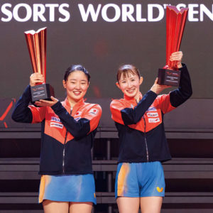 【ワールドニュース】張本美和／早田ひなペア、シンガポールスマッシュで優勝。スマッシュ複では日本勢初V