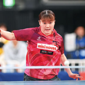 【試合当日のルーティン】大藤沙月「1時間10分の直前練習、髪を結ぶ、トイレの場所は変えない」