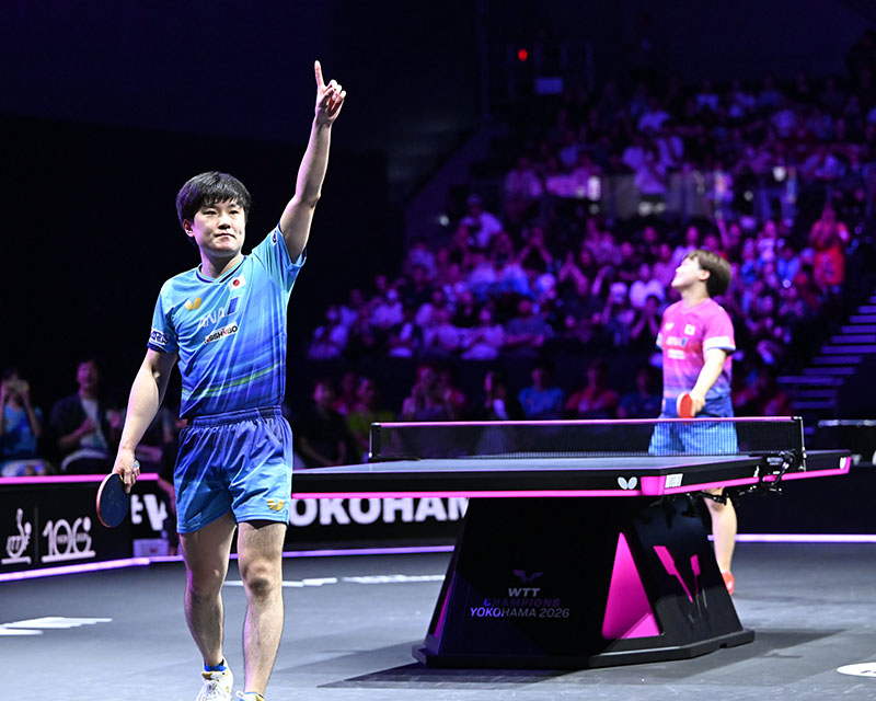 WTT横浜兄妹優勝インタビュー　張本智和 「ランキングを抜いてくれる選手が出てきて、悔しかった反面、感謝もしている」