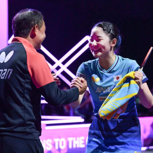 WTT横浜兄妹優勝インタビュー　張本美和 「横浜では、大きな声援と拍手が聞こえて、すごく力になりました」