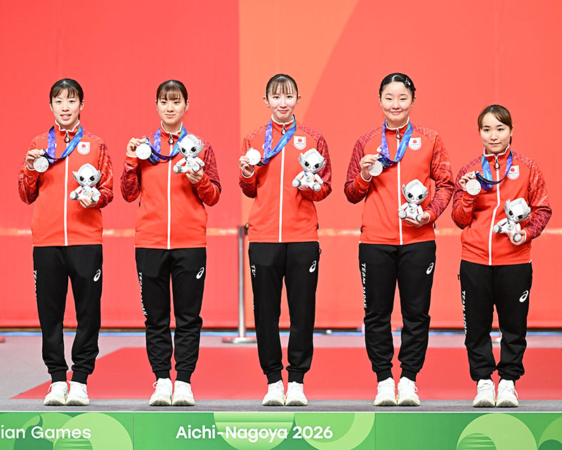 【2026アジア競技大会】アジアの熱量　日本女子、中国越えならず。女子団体銀メダル