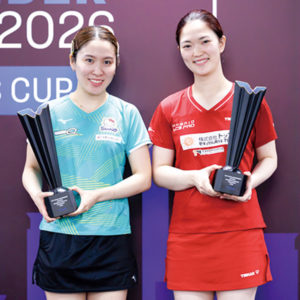 【ワールドニュース】WTTスターコンテンダーで木原美悠が単複2冠、孫穎莎の世界1位連続記録がストップ